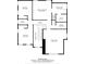 Second-floor layout featuring bedrooms, bathrooms, a Gathering room, and a conveniently located laundry area at 2233 Sonoma Valley Dr, Charlotte, NC 28214
