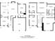 Detailed floor plan showcasing the layout of the home's two floors with dimensions and room names at 2233 Sonoma Valley Dr, Charlotte, NC 28214