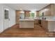 Kitchen featuring stainless steel appliances, an island, and plenty of cabinet space at 4126 Howie Cir, Charlotte, NC 28205