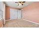 Bedroom featuring plush carpet, double doors, and an entrance at 4197 Canopy Creek Dr, Denver, NC 28037