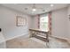 Stylish bedroom with plenty of natural light, with plenty of room for working and relaxing at 424 Castlebury Ct, Clover, SC 29710