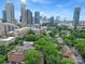 Beautiful city view with lush greenery, towering skyscrapers, and neighborhood scenery at 515 N Church St # 305, Charlotte, NC 28202