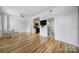 Bright and open living area leads to kitchen and updated bathroom at 515 N Church St # 305, Charlotte, NC 28202