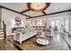 Open-concept living room seamlessly connecting to the kitchen and dining area, perfect for entertaining at 5518 Morris Hunt Dr, Fort Mill, SC 29708