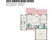 Detailed floor plan showcasing layout of home, including bedrooms, living areas, and outdoor patio at 5829 Andrew Ward Ave, Charlotte, NC 28216