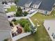A beautiful fenced backyard with a well-maintained garden, patio, and green lawn offers a private outdoor retreat at 7130 Maricopa Rd, Charlotte, NC 28277