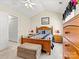Relaxing bedroom features vaulted ceiling, cozy carpet, and ample space at 10063 Reindeer Way Ln, Charlotte, NC 28216