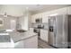 Kitchen featuring white cabinets, stainless steel appliances, and granite countertops at 1102 Grady St, Salisbury, NC 28144