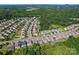 Beautiful aerial view of a friendly neighborhood with tree-lined streets and manicured lawns at 1306 San Gabriel Ave, Charlotte, NC 28214