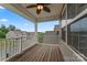 Enjoy the fresh air on this spacious deck with a view of the neighborhood at 1306 San Gabriel Ave, Charlotte, NC 28214
