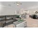 Open living space connecting to the kitchen and dining area with comfortable seating at 1306 San Gabriel Ave, Charlotte, NC 28214