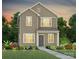Charming two-story home featuring neutral siding, and a welcoming front yard with manicured landscaping at 14028 Penbury Ln # 331, Charlotte, NC 28278