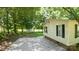 Spacious backyard with concrete pad and plenty of greenery, perfect for outdoor enjoyment at 155 Springdale Acres Dr, Mooresville, NC 28115