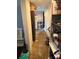 Hallway view with abundant storage, shelving, and potential for efficient organization at 1895 Sandy Cir, Newton, NC 28658