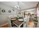 Open concept dining room, connected to the kitchen, and view of the staircase at 1912 8Th Se St, Hickory, NC 28602