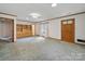 Spacious living room with built-in shelves and classic trim at 220 Lakeview Dr, Belmont, NC 28012