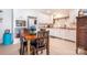 Charming kitchen area featuring white cabinets and butcher block countertops at 3500 Sunningdale Ln # 221, Statesville, NC 28625