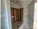 Bathroom with framed-in shower and plumbing, ready for fixtures at 4040 Grommet Ct, Matthews, NC 28105