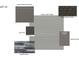 Sample of material selections including Pearl Gray siding, aged pewter accent, gauntlet gray front door, norris gray and weathered wood roofing at 4040 Grommet Ct, Matthews, NC 28105