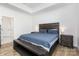Comfortable main bedroom with wooden furniture, and large window to provide natural light at 482 Lucky Nw Dr, Concord, NC 28027