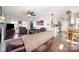 Inviting living room with hardwood floors, fireplace, and comfortable seating at 600 Capella Ct, Gastonia, NC 28056