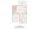 A detailed first floor plan showing the layout of the living spaces and attached garage at 6017 Fazio Ct, Harrisburg, NC 28075