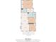 Detailed floor plan showing the layout of the house including bedrooms, bathrooms, kitchen, and living areas at 940 N New Hope Rd, Gastonia, NC 28054