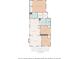 Detailed floor plan showing the layout of the house including bedrooms, bathrooms, kitchen, and living areas at 940 N New Hope Rd, Gastonia, NC 28054