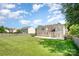 Expansive green backyard with a concrete patio, perfect for outdoor activities and gatherings at 9814 Tompkins Ln, Waxhaw, NC 28173