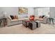 Bonus room with neutral carpet, comfortable sofas, a coffee table and natural light at 9842 Quercus Ln, Huntersville, NC 28078