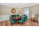 Elegant dining room featuring a chandelier and ample natural light at 10304 Squires Way # 18, Cornelius, NC 28031
