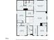 Second floor floorplan showing five bedrooms with ensuite baths plus large closets and a Gathering room at 12536 Stoneybrook Pkwy, Huntersville, NC 28078