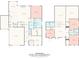 Detailed floor plan showcasing layout of rooms and dimensions of this 3441 sqft home at 126 Still Creek Dr, Mooresville, NC 28115