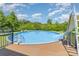 Backyard featuring a well maintained above ground pool with a slide at 135 Waycross Dr, Rockwell, NC 28110