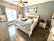 Cozy bedroom with modern flooring, natural light, and neutral paint at 1545 Lewis Farm Rd, Kings Mountain, NC 28086