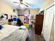Clean bedroom with wood flooring and a ceiling fan at 1545 Lewis Farm Rd, Kings Mountain, NC 28086