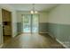 Bright dining room with sliding glass doors leading to a deck, perfect for entertaining at 1867 Shannon Dr, Conover, NC 28613