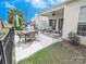 Inviting back patio with outdoor furniture and a ceiling fan, perfect for relaxing and entertaining at 19182 Mallard Dr, Fort Mill, SC 29707