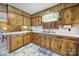 Charming kitchen featuring wood cabinets and plenty of counter space at 2084 Old Evans Cir, Lancaster, SC 29720