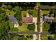 Aerial view of the property, highlighting the home's layout and surrounding greenery at 2209 Cardinal Loop, Stanley, NC 28164