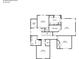 Second floorplan showing the layout of the bedrooms, bathrooms, laundry room, and walk-in closet at 231 Brook Se Ave, Concord, NC 28025