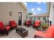Open-air deck with comfortable patio furniture, creating an ideal outdoor gathering spot at 2354 Valelake Rd, York, SC 29745