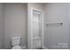 Bathroom with a toilet and closet at 248 Pioneer Dr, Mount Gilead, NC 27306