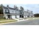 New townhomes boast stone accents, single car garages, and eye-catching curb appeal at 2547 Ruby Dixon Crossing Dr # 17, Gastonia, NC 28056