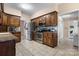 Functional kitchen with stainless steel appliances and wood cabinetry at 2779 Touchstone Cir, Newton, NC 28658
