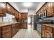 Spacious kitchen featuring stainless steel appliances and granite countertops at 2779 Touchstone Cir, Newton, NC 28658