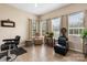 Salon with multiple styling stations and seating areas by bright window at 2779 Touchstone Cir, Newton, NC 28658