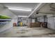 Spacious garage featuring concrete flooring, overhead lighting, and ample room for storage or hobbies at 4059 Caitlins Way, Hickory, NC 28602