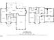 Detailed floor plan showcasing the layout of the home, including the living room, bedrooms, and garage at 415 Glandon Ct, Fort Mill, SC 29708