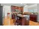 Kitchen with granite countertops, stainless appliances, and tile floors at 415 Glandon Ct, Fort Mill, SC 29708